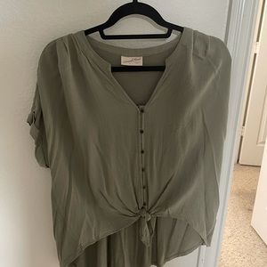 Army Green Shirt (size XL)